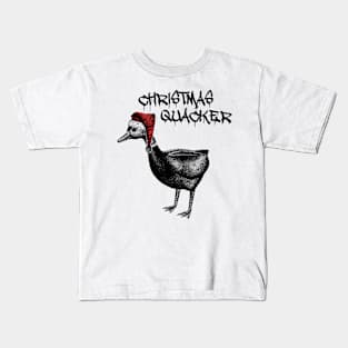 Christmas Quacker Kids T-Shirt